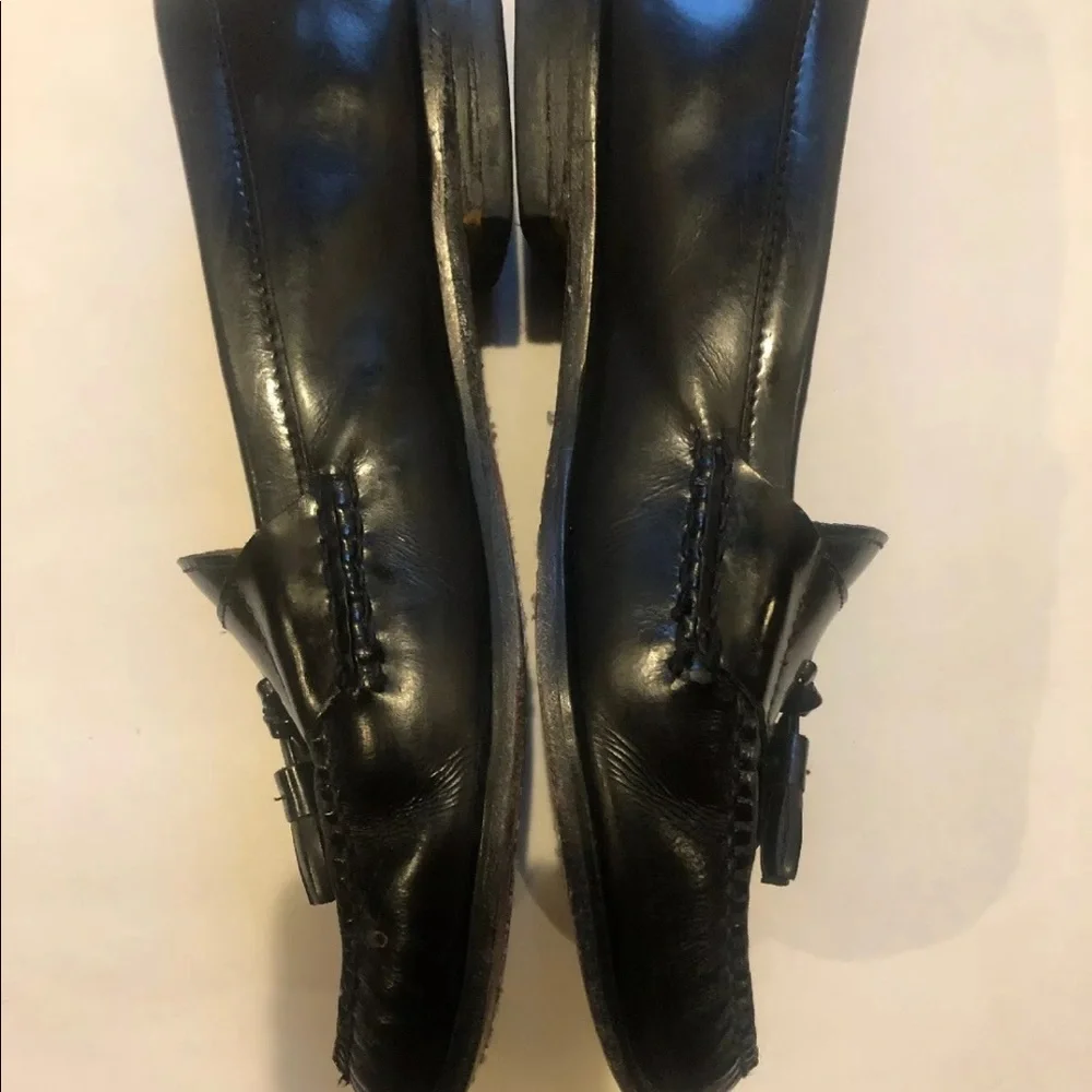 COLE HAAN Pinch Tassel Mens Loafers Size 10 D Black $135